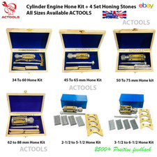 Cylinder Engine Hone Kit + Honing Stones 4 Set All Sizes Available UK ACTOOLS