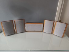 Pioneer S-DV55ST-Q Surround Sound 5 Speaker System 40W Light Wood Effect TESTED