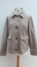 Centigrade Taupe Melton Short Jacket size medium brand new QVC rbx