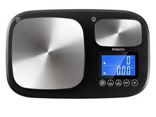BOMATA Upgrated 0.01 g & 15 kg Dual Platform Digital Kitchen Scale