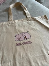 Cute Kawaii Pig Mr Gordo Tote