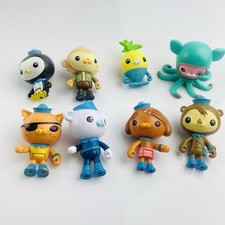 Mattel Octonauts Toy Play Figures X8 Professor Inkling Octopus Vegimal Bundle