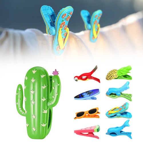 Beach towel clips plastic sun - towel,