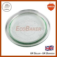 WECK Replacement Glass Jar Lid 100mm Round Rim 100 100mm RR100 Lids Glasdeckel 