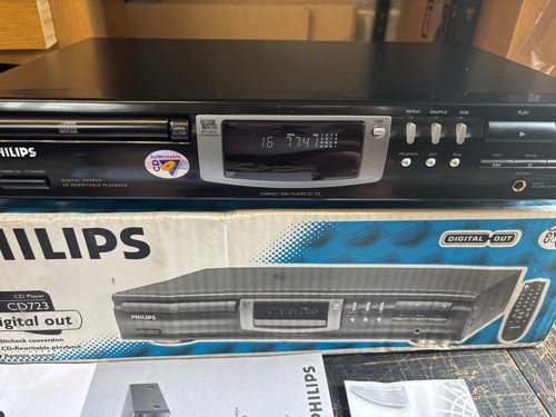 Philips cd723 player never - cd723, player.