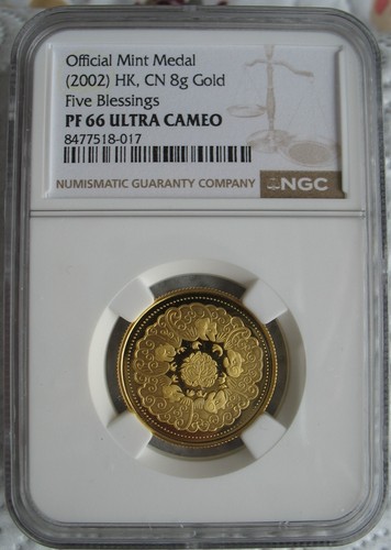 Hong kong 2002 gold - 2002, 8g