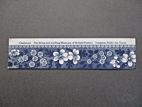 Art bookmark blue - bookmark, white