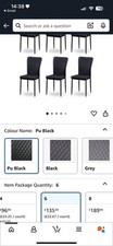 Dining chairs - 6,