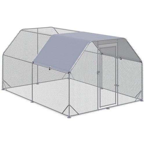 Pawhut chicken run with roof - chicken,