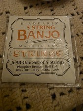 D'addario 5 String Banjo Strings J69B NEW (Bay21)