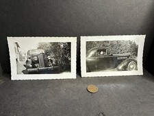 2 1930's Packard Coupe Photos, McFarland Family, South Portland, Maine
