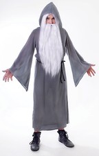 Grey Wizard Robe Cloak Gandalf