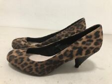 SHOES LADIES WOMEN'S LEOPARD SKIN SUEDE CASUAL COURT SHOES UK SIZE 7 EUR 39 K118