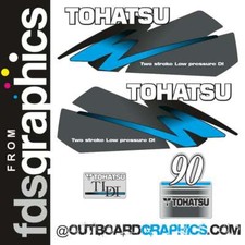 Tohatsu 90hp tldi outboard - tohatsu,