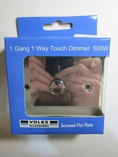 Volex 1 Gang 1 Way Touch