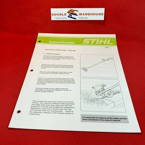 Stihl technical information - technical,