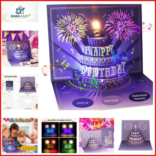 Pop musical birthday - 3d,