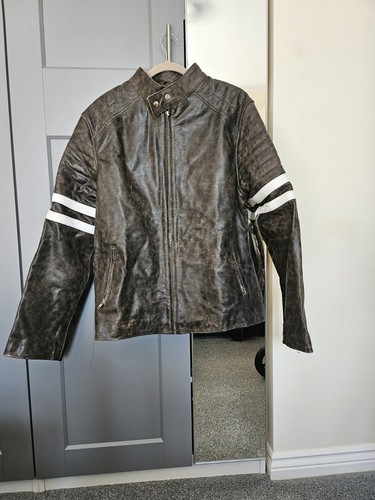 Mens brown leather - mens, jacket