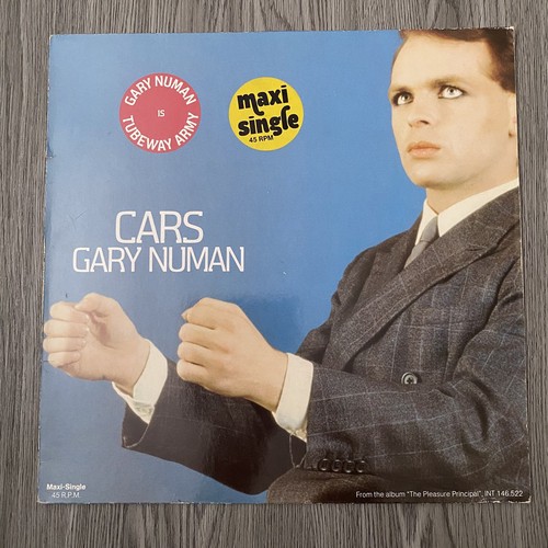 Gary numan cars vinyl single - gary,