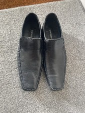 Mens Black Slip On Shoe
