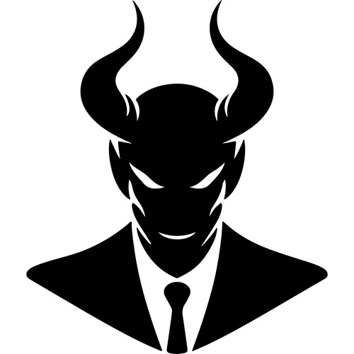 Vinyl decal sticker - vinyl, devil