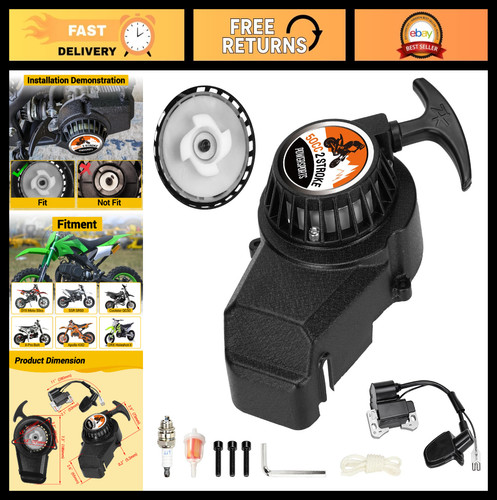 Alloy recoil pull starter - alloy,