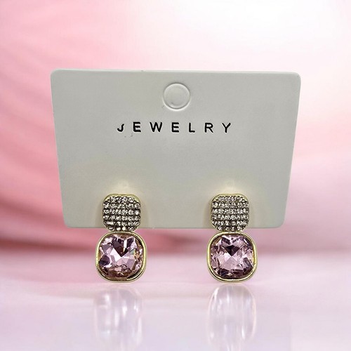 Pink crystal drop - pink,