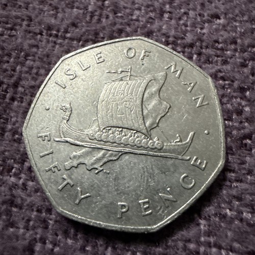 Isle man 50p - of,