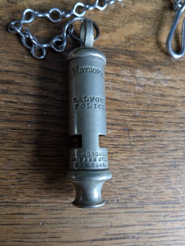 Salford police whistle full - &,