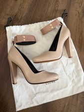 Celine Nude Real Leather Mary Jane Pumps Heels Shoes Size UK 4.5 EU 37.5 VGC