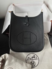 Hermes Mini Evelyne Bag Black