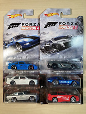 Hot wheels Forza Horizon 4 full set x 6 new on picture cards Porsche BMW Lambo