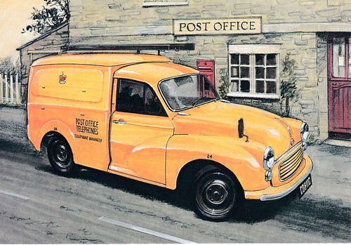 Morris minor gpo post office - minor,