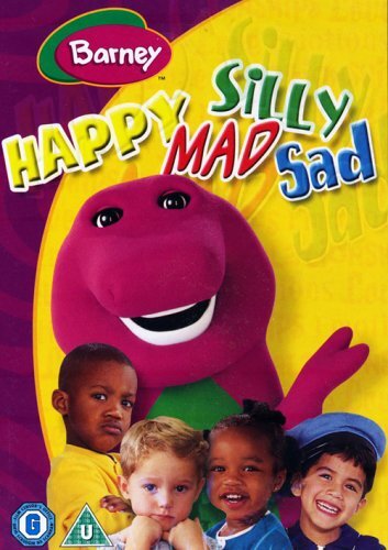 Barney happy mad - happy, silly