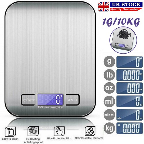 10kg digital kitchen scales - 10kg,