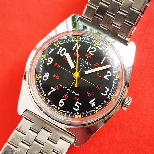 Timex automatic black - black, cross
