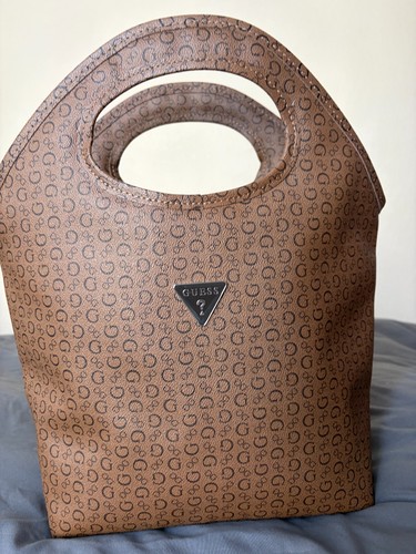 Guess brown monogram lunch - guess, bag