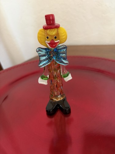 Vintage murano glass clown - vintage,
