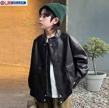 Kids Children Faux Leather