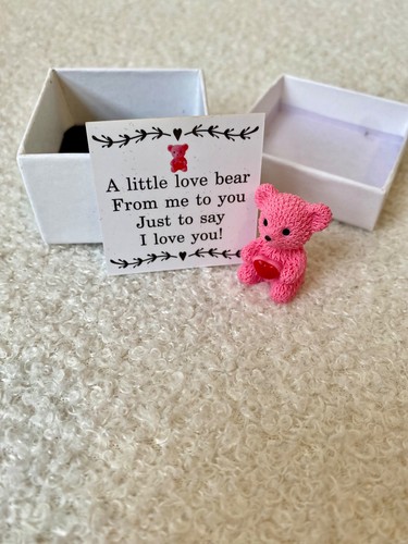 Pink heart teddy - , in