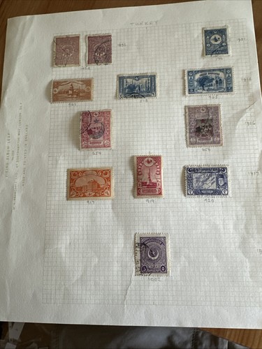 Very old turkish - very, stamps