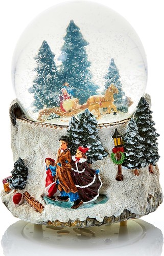 Musical snow globe - water, ball