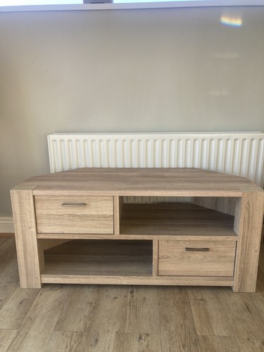 Corner unit wood - tv,