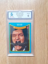 1979 JAMES BOND MOONRAKER TOPPS O PEE CHEE MGC 6 GRADED NOT PSA 35 JAWS TEETH