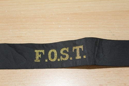 Royal navy cap tally - royal,