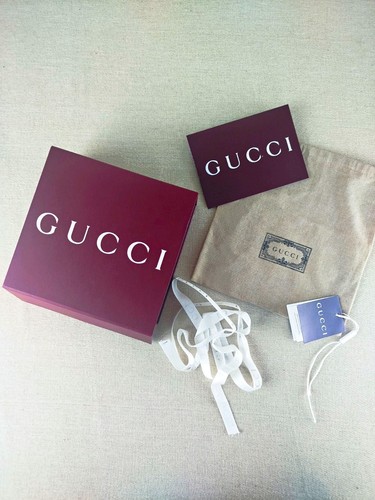 Gucci burgundy square gift - gift, box