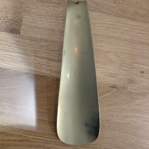 Vintage brass shoe horn 5cm - shoe, 15.5cm