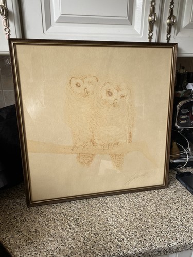 Large vintage watercolour - large,
