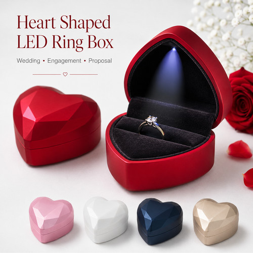 Heart shaped ring - shaped, box