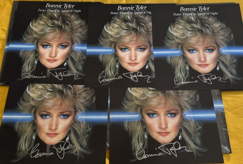 Bonnie tyler signed faster - signed,